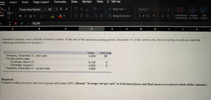  ome Insert Draw Page Layout Formulas Data Review View v 14
