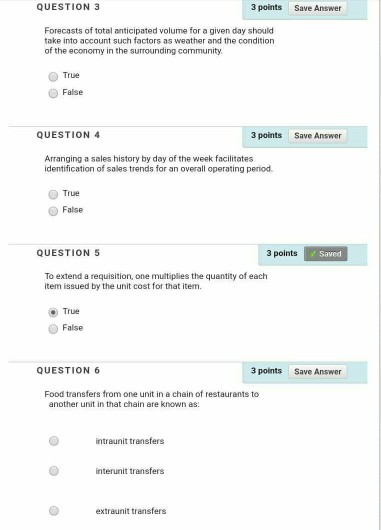 par stock control of preportioned entrees, total issues minus returns to the