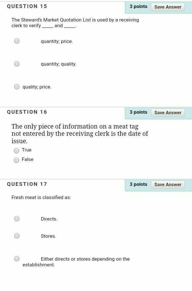 entire operating period with all sales for another operating period. True False