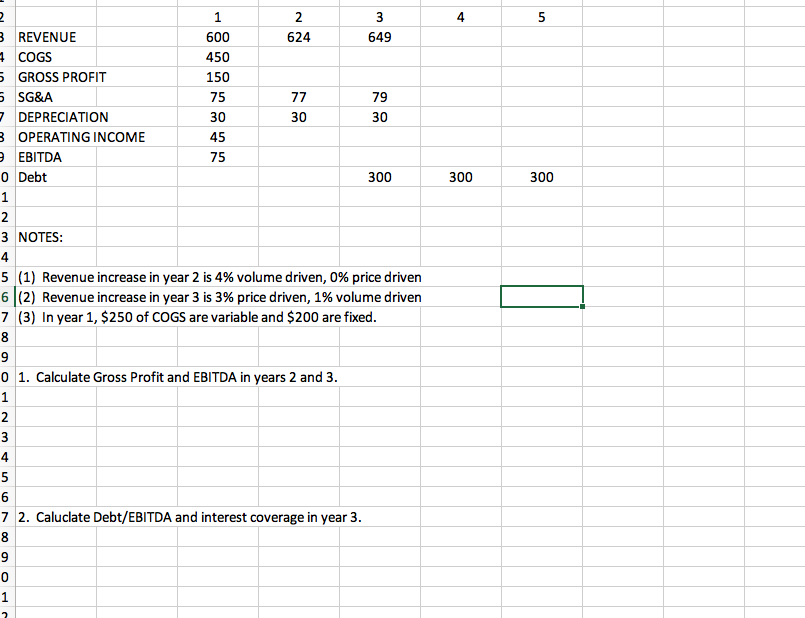  Please answer Question 1 and 2 4 1 2 3 600
