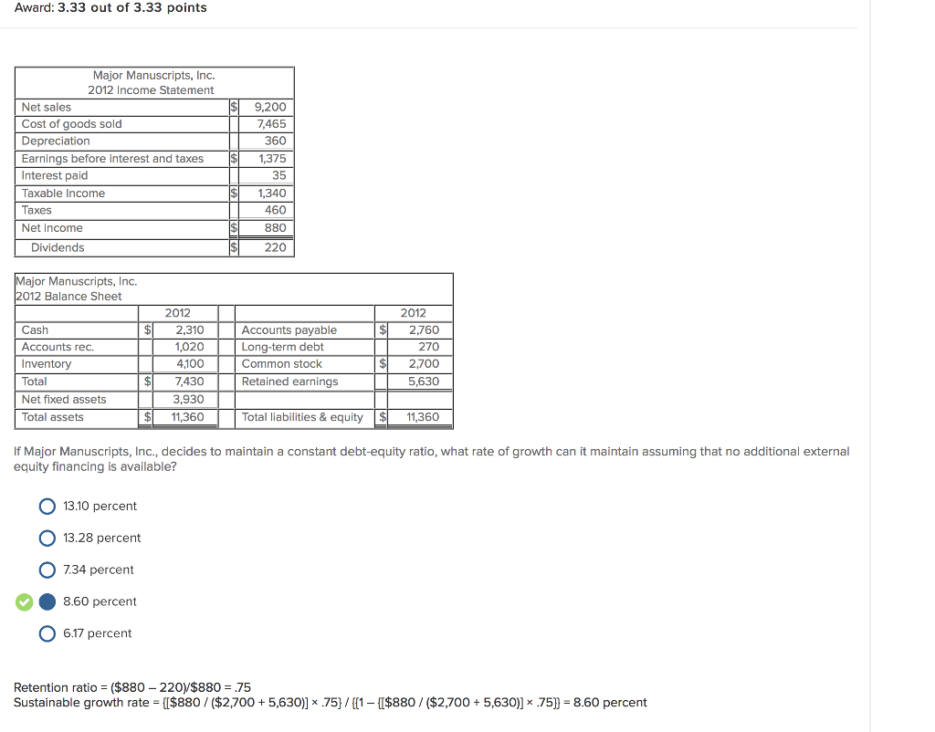 The following two questions, one is calculated using ROE, and one is