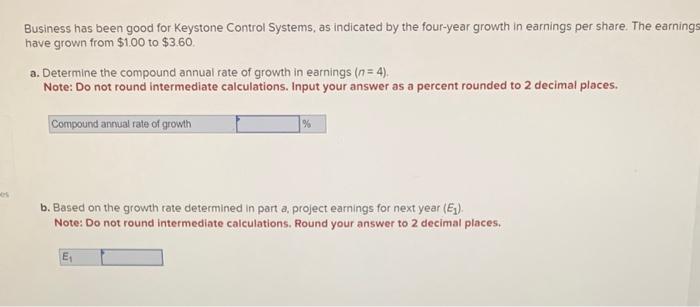  Business has been good for Keystone Control Systems, as indicated by