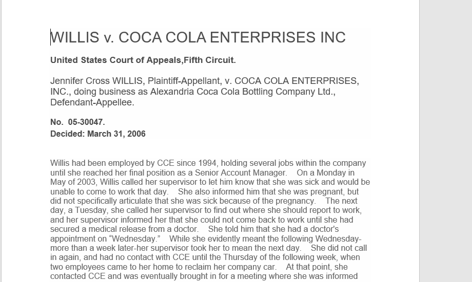 Please brief the case using the following format: Issue: Rule: Analysis: Conclusion: