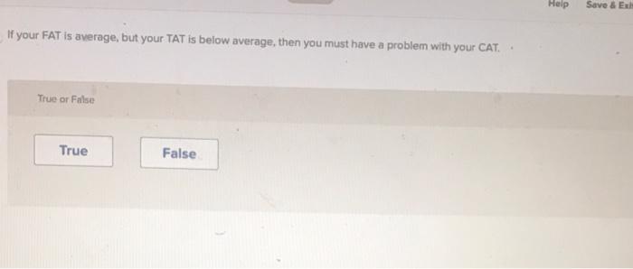  Help Save & Exh If your FAT is average, but your