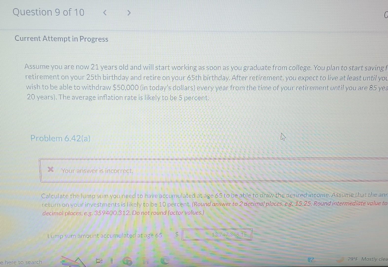 Hello I need the right answer for the following question please.