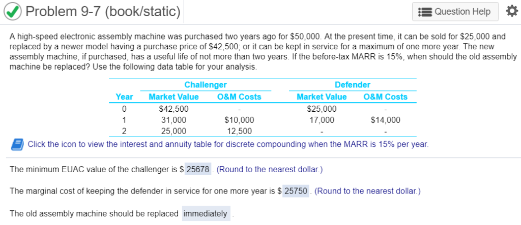 I cant seem to recreate this problem. Especially the EUAC calculations. I've