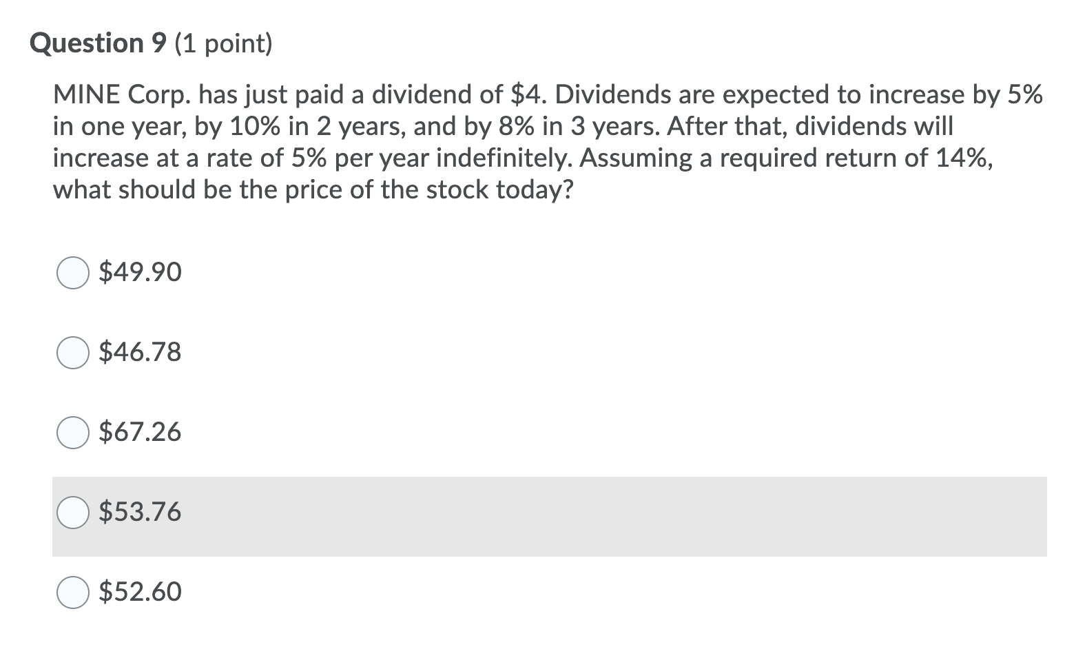 value of $1000 that pays coupons semi-annually. It offers a yield of