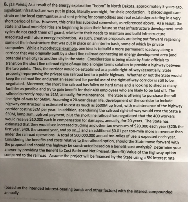  This is a problem from a Transportation Planning, Engineering, and Infrastructure
