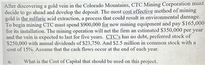 Please show me a step by step process to get the WACC