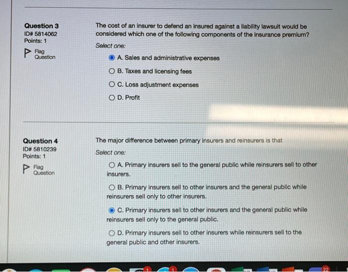  Question 3 ID# 5814062 Points: 1 P Flag Question The cost