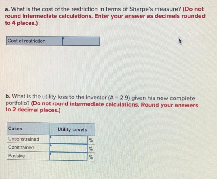 and micro forecasters in the following table: Asset Stock A Stock B