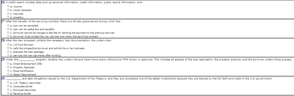  6 A credit report includes data such as personal information, credit