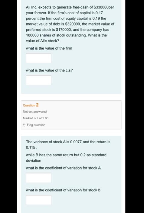 i stuck on these to question please answer them quickly please Ali