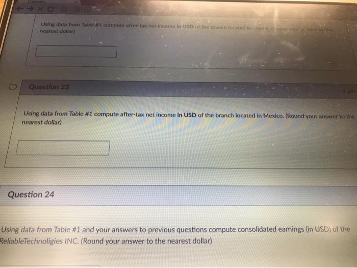 currency) Pre-Lax Income in local currency Tax rate FX rate US (5)