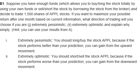 and the conditions in B1, you start to submit your market order.