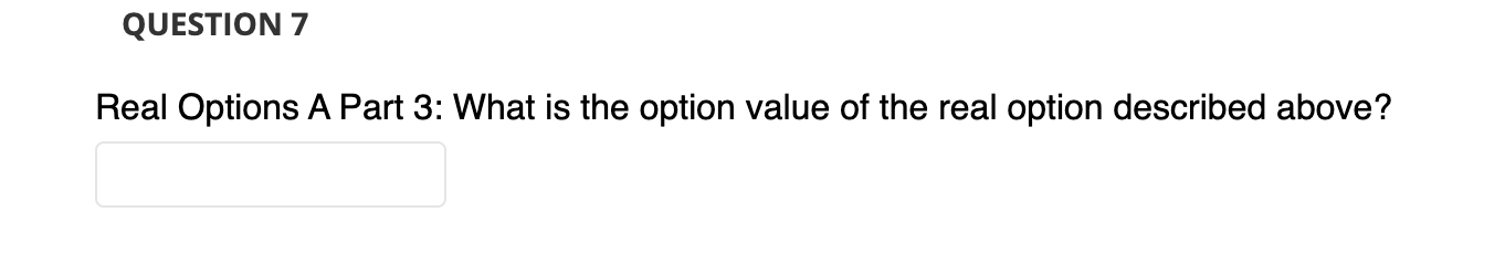 Real Options A Part 1: You develop a new stock picking strategy.