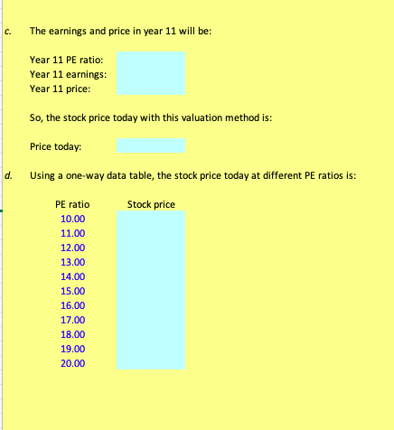 textbook. Many analysts will estimate the dividend for the next 5 years