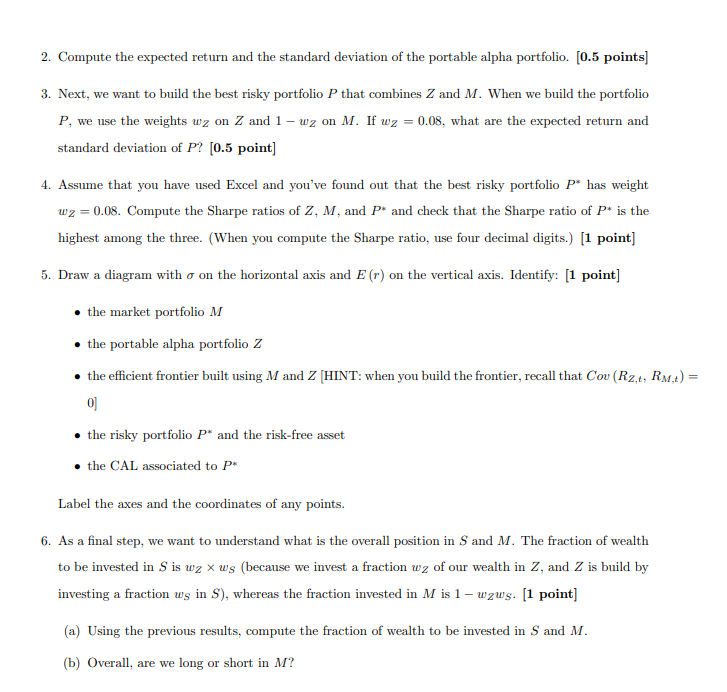 stock (or a portfolio of stock) S: Rs.t=as + BsRm.t + est