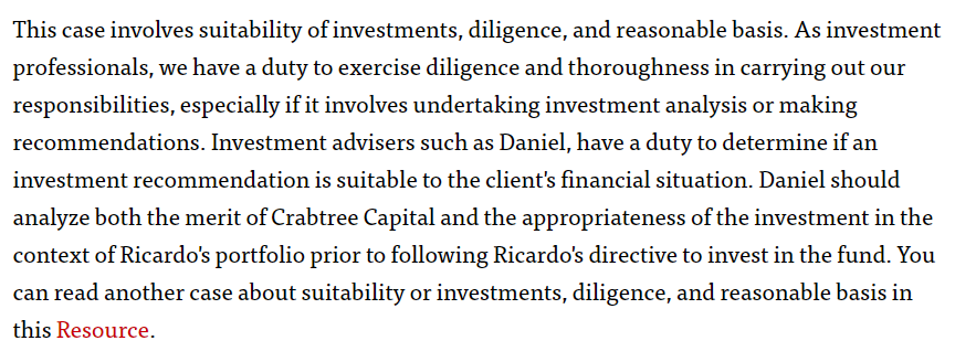 Summary: The Client Directive Transcript for Comments from Barbara Petitt, CFA, Head,