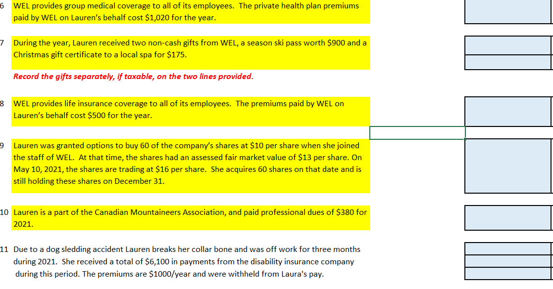 Please help me solve this as soon as possible 6 WEL provides