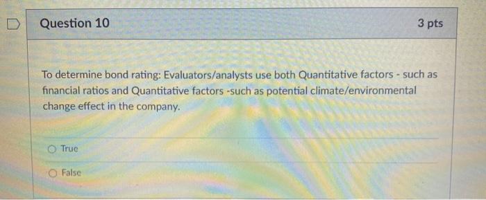Debenture O Provision Indenture Sinking Fund Question 8 3 pts Which of