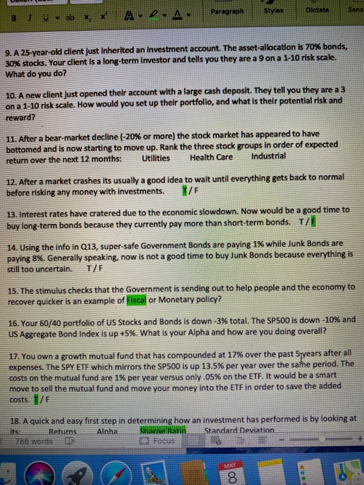  need question 4 and 5 BIUX, A A Paragraph Styles Dietato