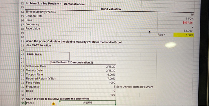  12 Problem 2: (See Problem 1_Demonstration) 13 14 Time to Maturity