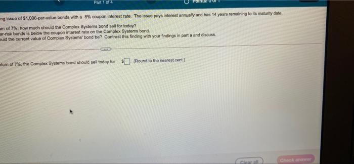 bonds with a 8% coupon interest rate. The issue pays a. Mbonds