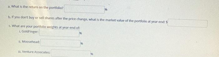 There are two sections to this question, each with multiple parts. You