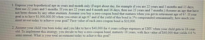 Please show the steps and the calculation formula for Excel. 1. Express