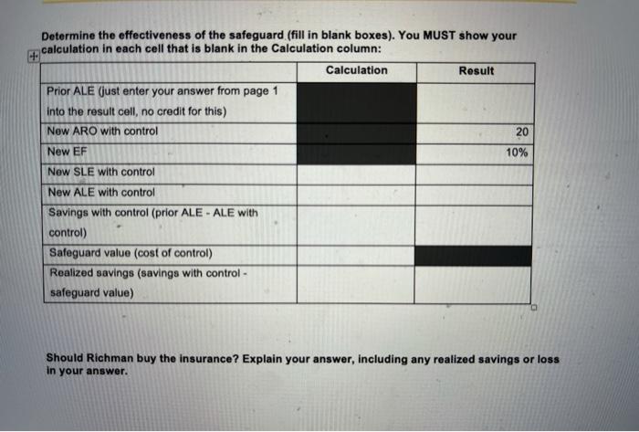 a single incident Exposure Factor (EF): the subjective, potential percentage of loss