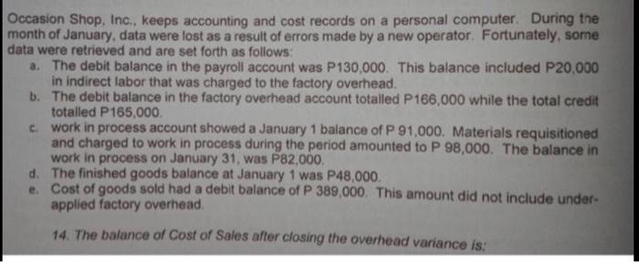 1. For this numeric question, 10 points. What is the balance of