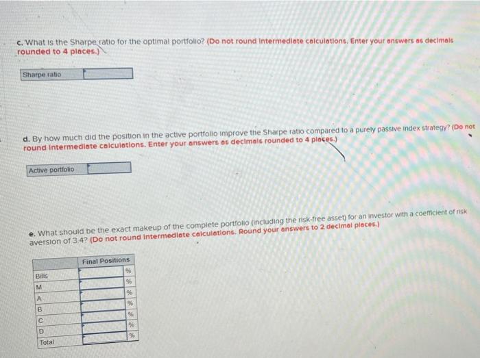 forecasters in the following table Asset Stock Stock Stock Stock Micro Forecasts