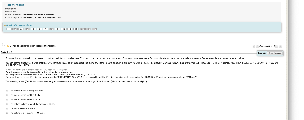  * Test Information Instructions Mut.pie Attempts This tot allows multiple attempts.