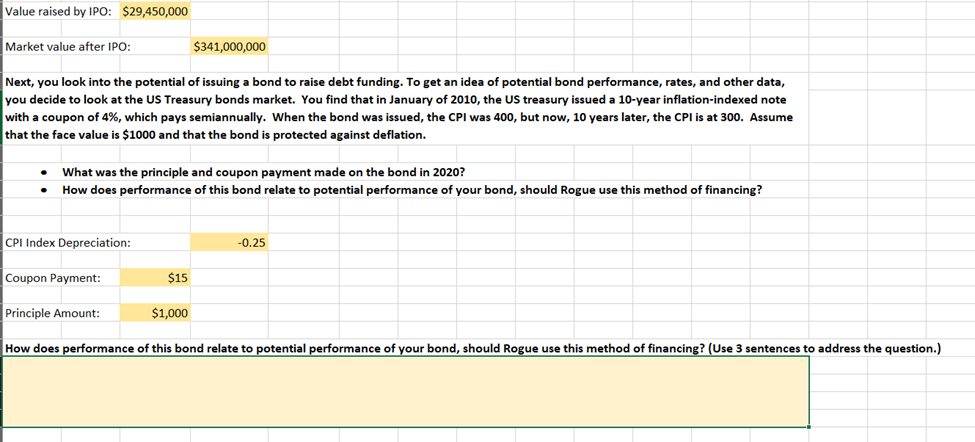 Please answer the bottom question: How does performance of this bond relate