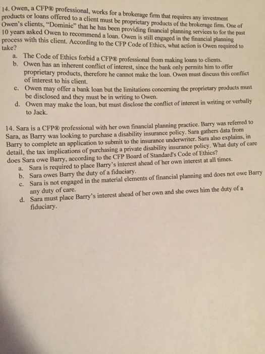 Standard 500-2, which provides that the financial planning practitioner shall select appropriate