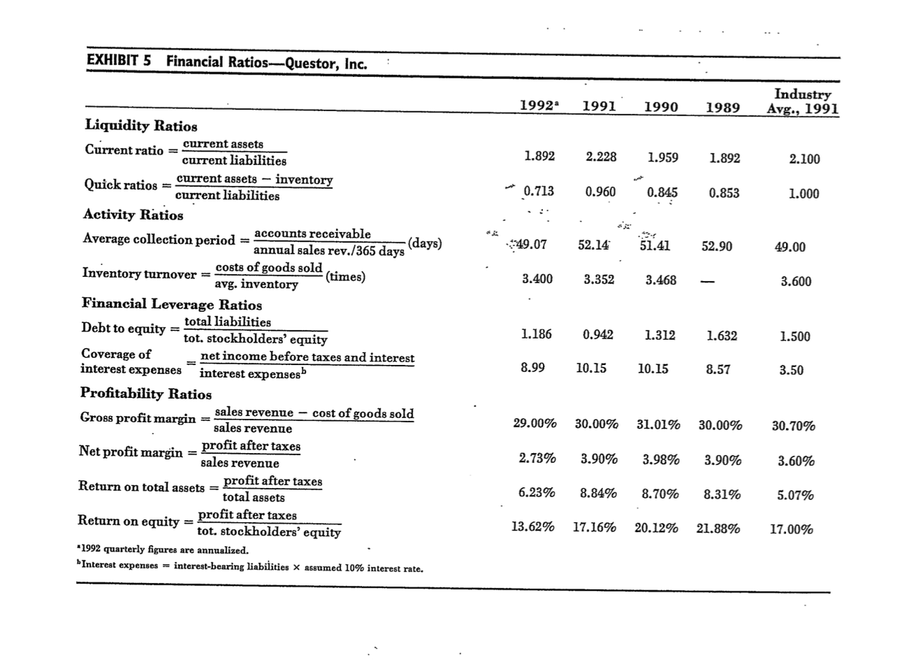 the years 1990 and 1991 and for the most recent three-month period