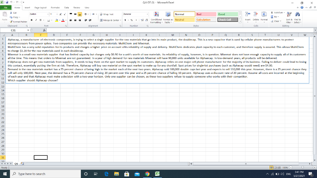  > 1 8 Q6-DT (3) - Microsoft Excel File Hamp Insert