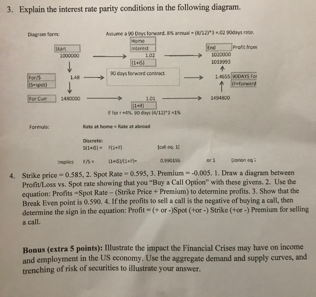 Answer question 3 or 4 and bonus please 3. Explain the