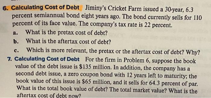  Please answer question 7 and explain how you got the numbers