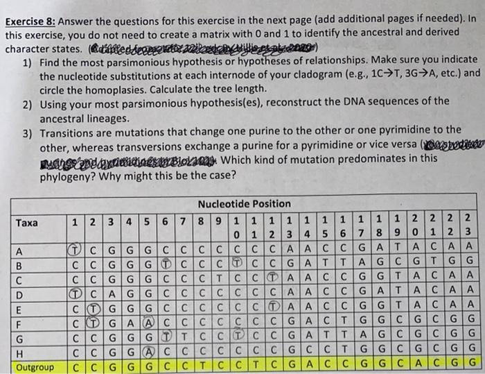  please help me to complete this excercise, based on the parameters
