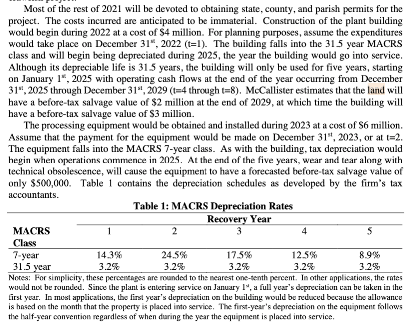 Question: Explain how you calculated the stage 1 after tax salvage