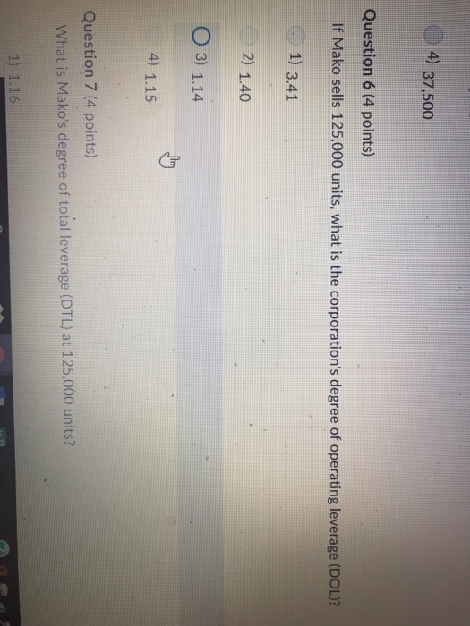 next three problems Mako Corporation produces custom containers. The firm is in