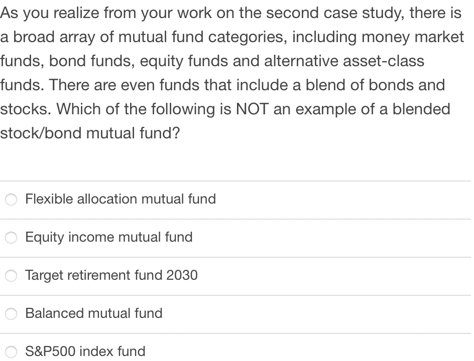  As you realize from your work on the second case study,