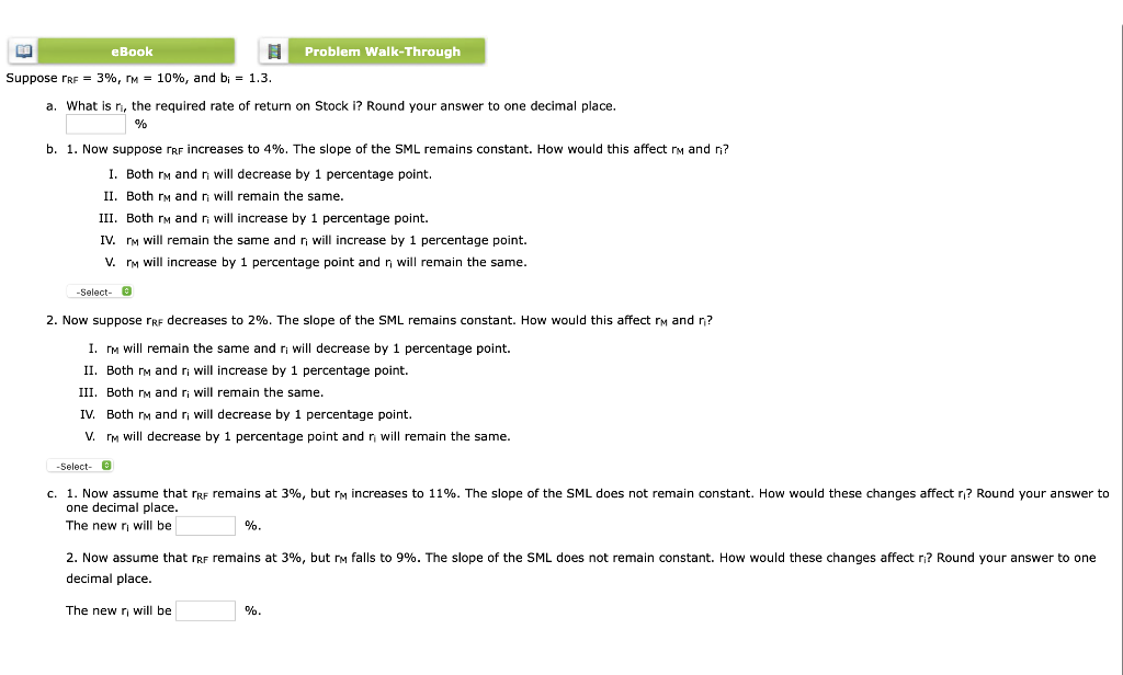  eBook Problem Walk-Through Suppose rrr = 3%, r = 10%, and