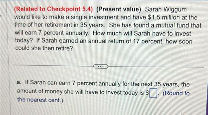 compound interest) If you deposit $1,000 today into an account earning an