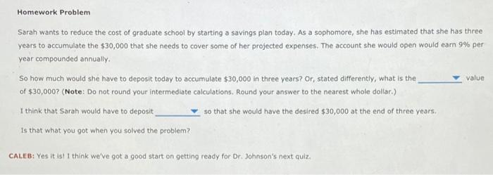 or the present, value of a cash receipt or payment that will