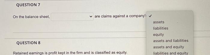a company's assets liabilities equity assets and liabilities assets and equity liabilities