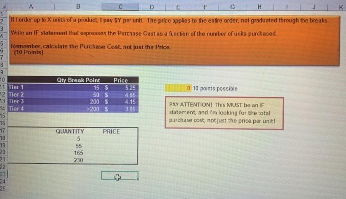  B D E G H 2 IFT order up to X