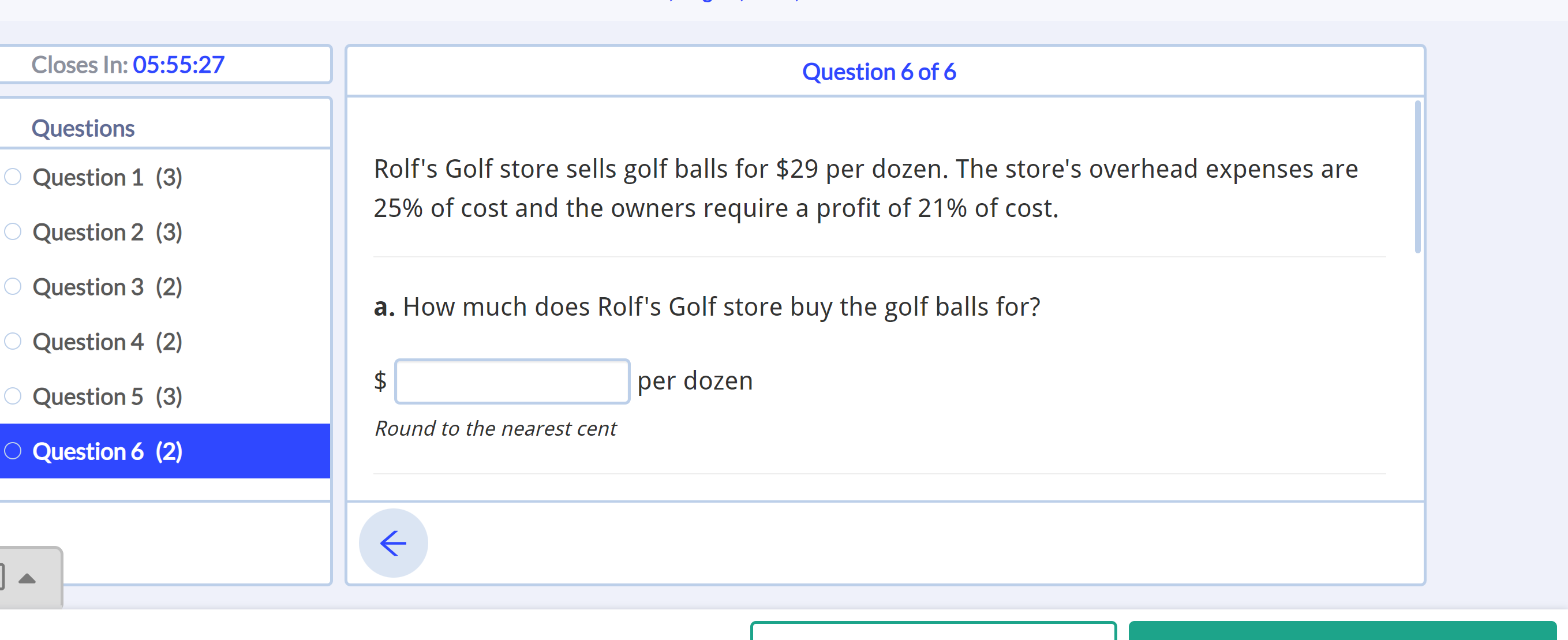 decimal places. c. What is the highest rate of markdown at which
